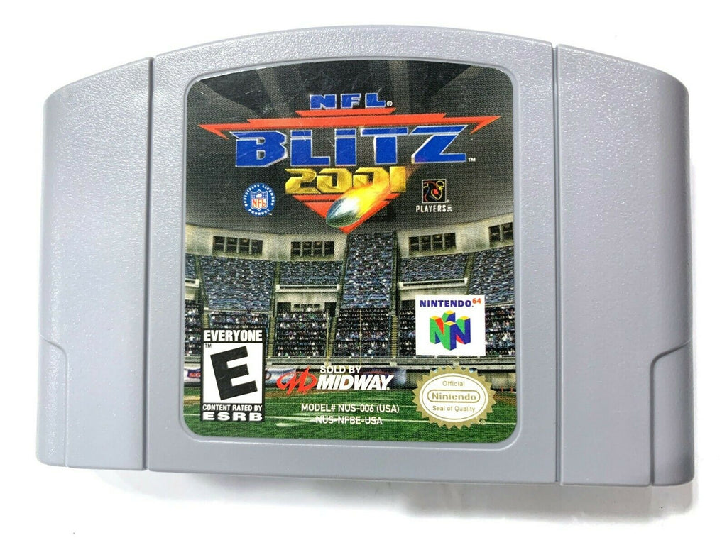 NFL Blitz 2001 Nintendo 64 N64 Game Tested + Working!