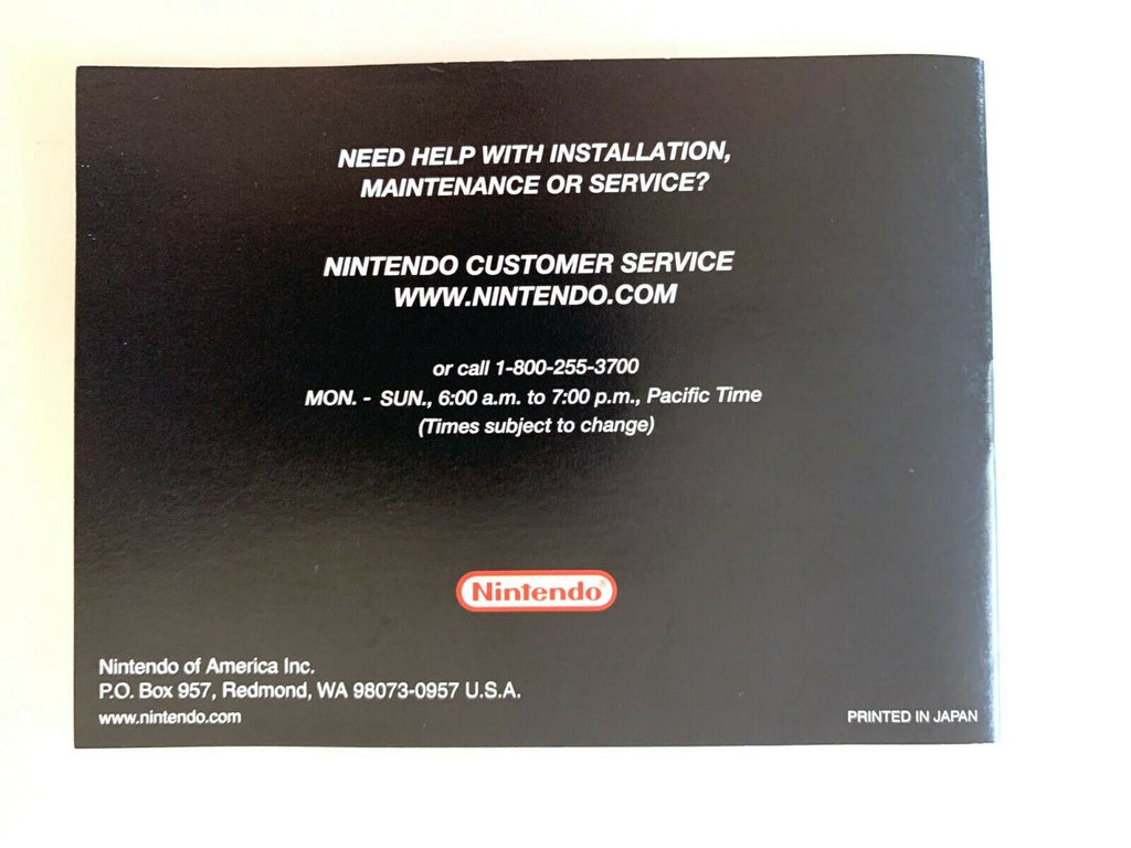 Excitebike Authentic Nintendo Game Boy Advance GBA Original Instruction Manual