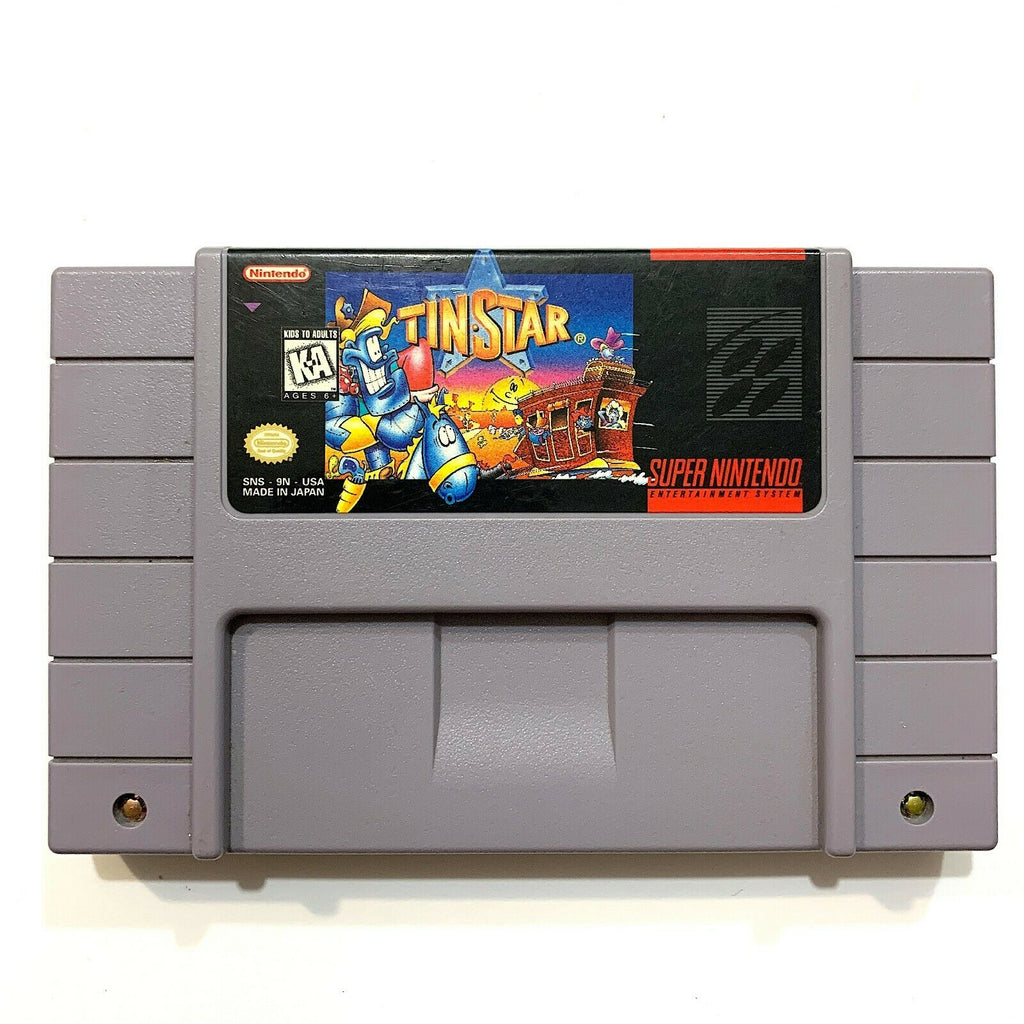 Tin Star (Super Nintendo Entertainment System, 1994) Authentic and Works!