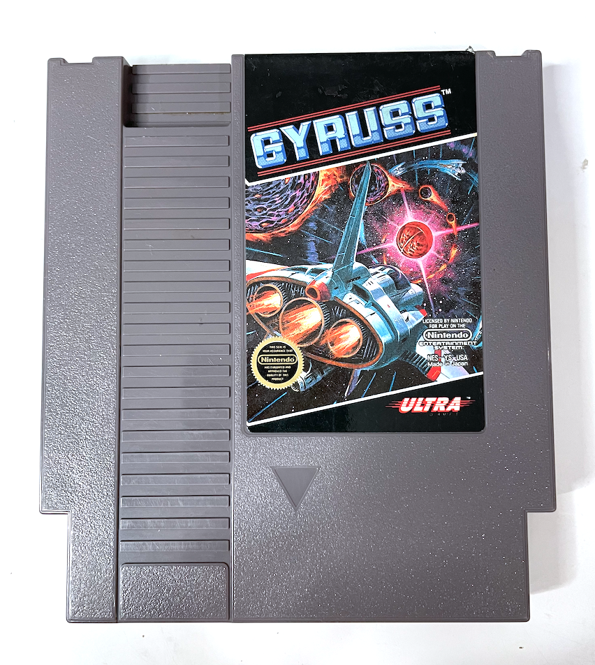 Gyruss - Original Nitnendo NES Game Authentic Tested + Working!