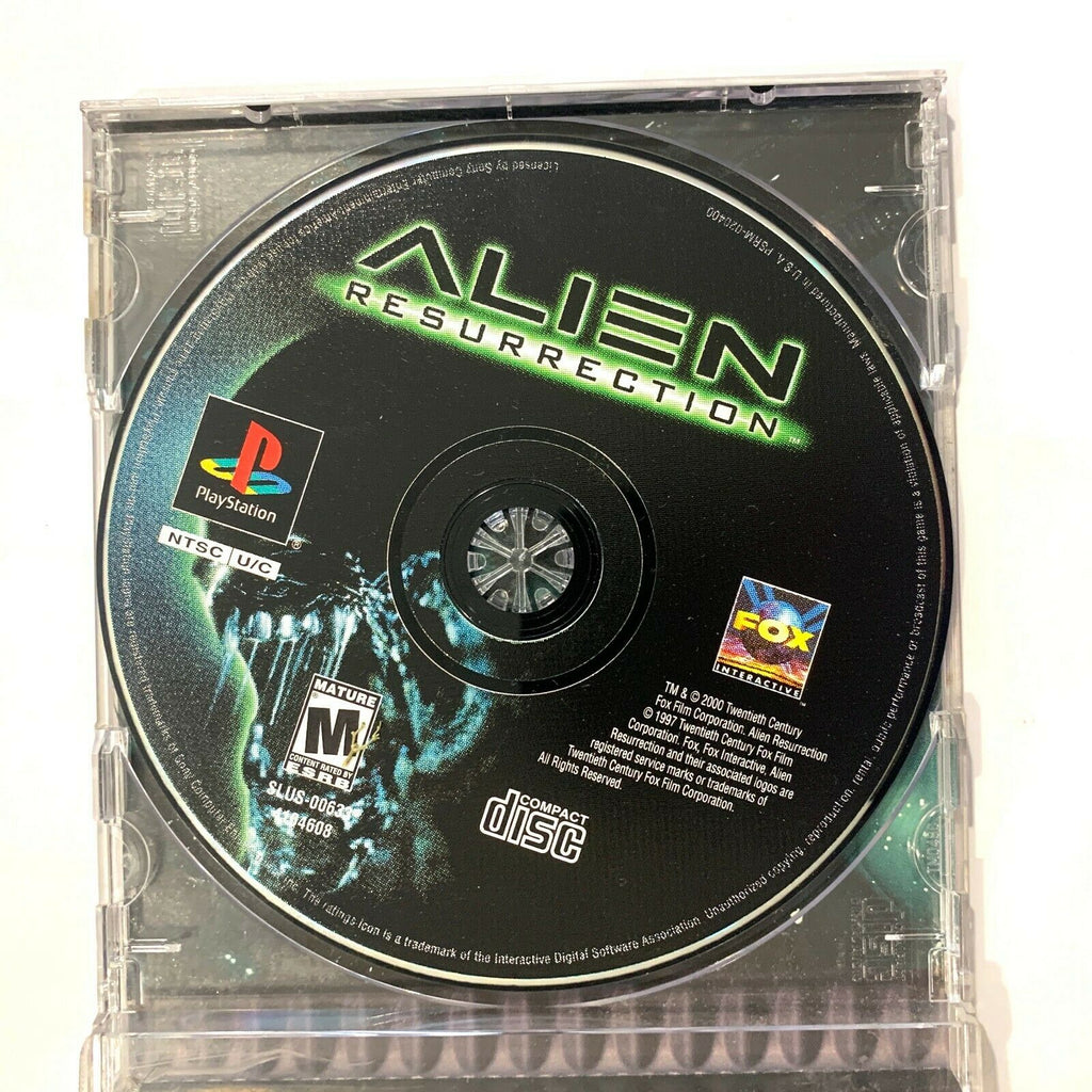 Alien Resurrection (Sony PlayStation 1, 2000) Complete CIB PS1 Black Label