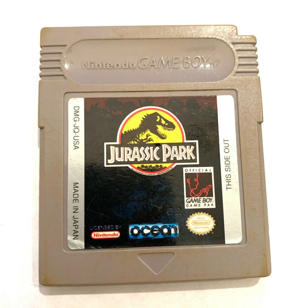 **Jurassic Park Original Nintendo GameBoy Game - Tested - Working - Authentic!**