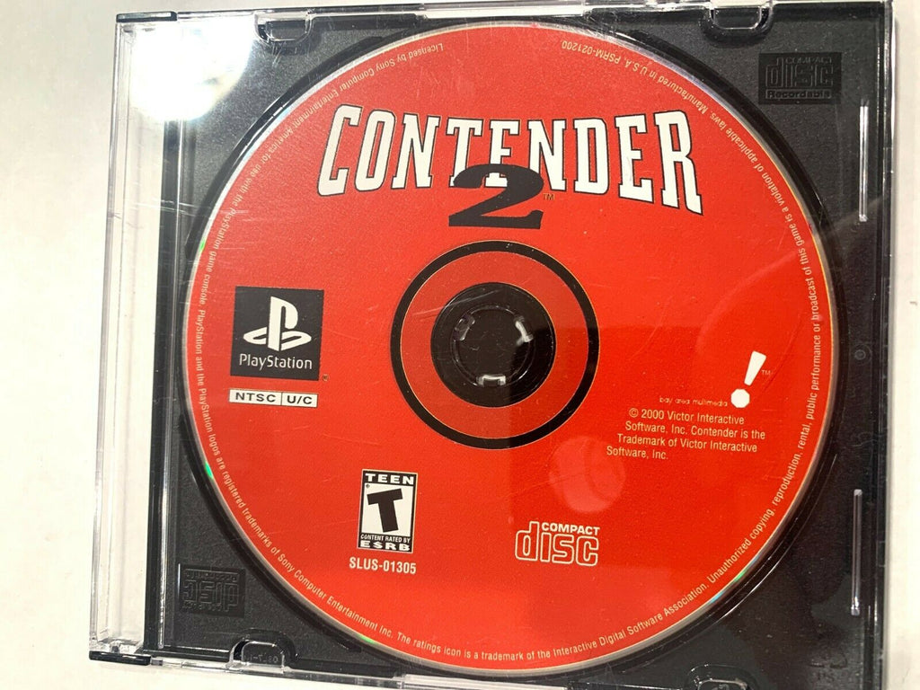 Contender 2 Playstation 1 PS1 Disc Only Tested + Working!