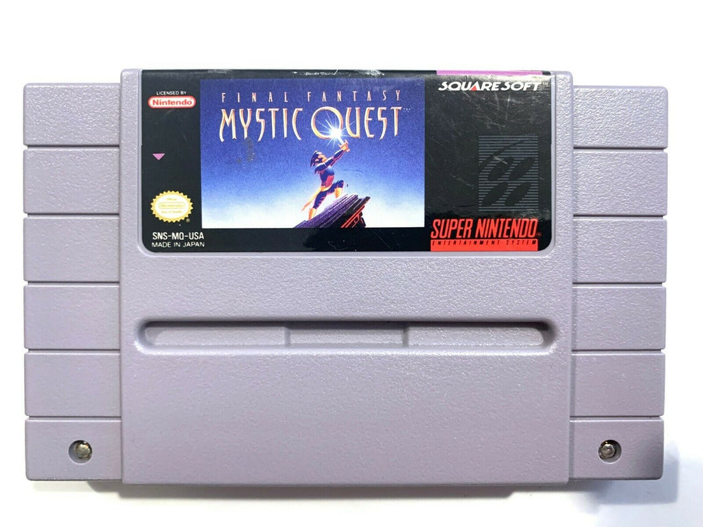 Final Fantasy Mystic Quest SNES Super Nintendo Game - Tested - Working Authentic