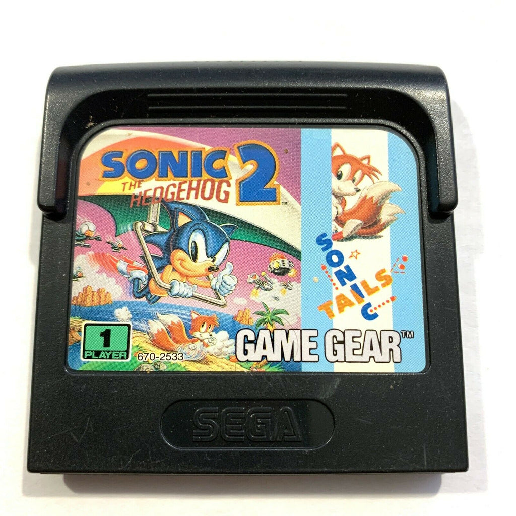 Sonic the Hedgehog 2 and Tails SEGA GAME GEAR Game Tested + Working!