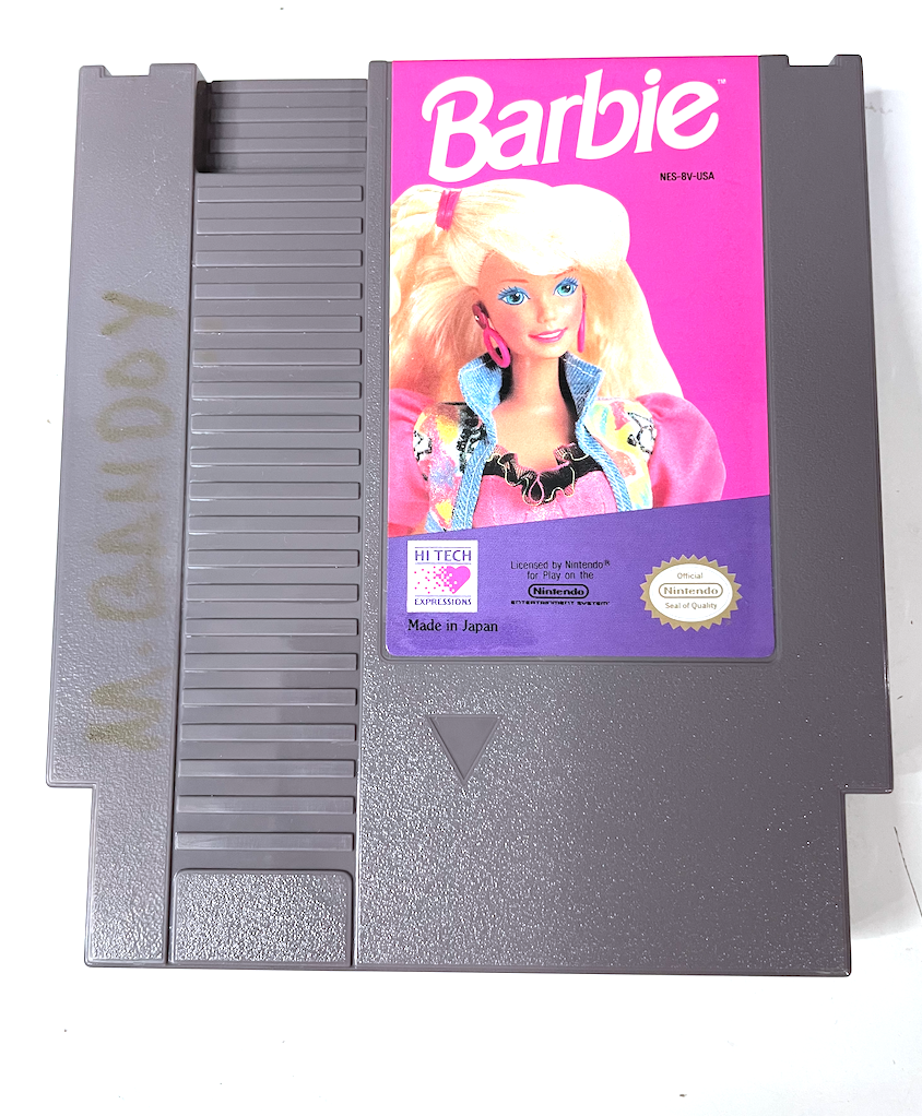 Barbie ORIGINAL NINTENDO NES GAME Tested + Working & AUTHENTIC!