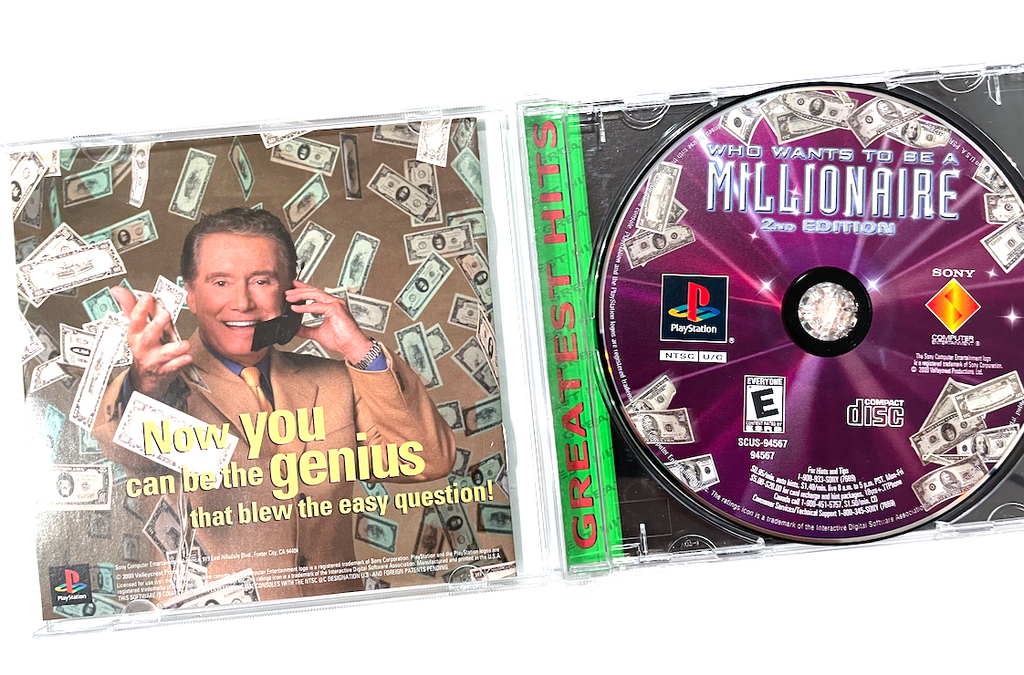 Who Wants to Be a Millionaire 2nd Edition Sony PlayStation 1 PS1 Complete CIB GH