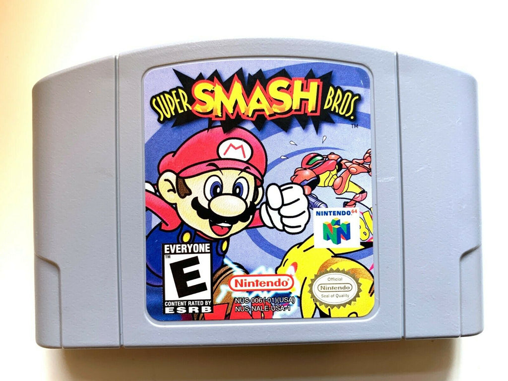 Super Smash Bros Nintendo 64 N64 Game