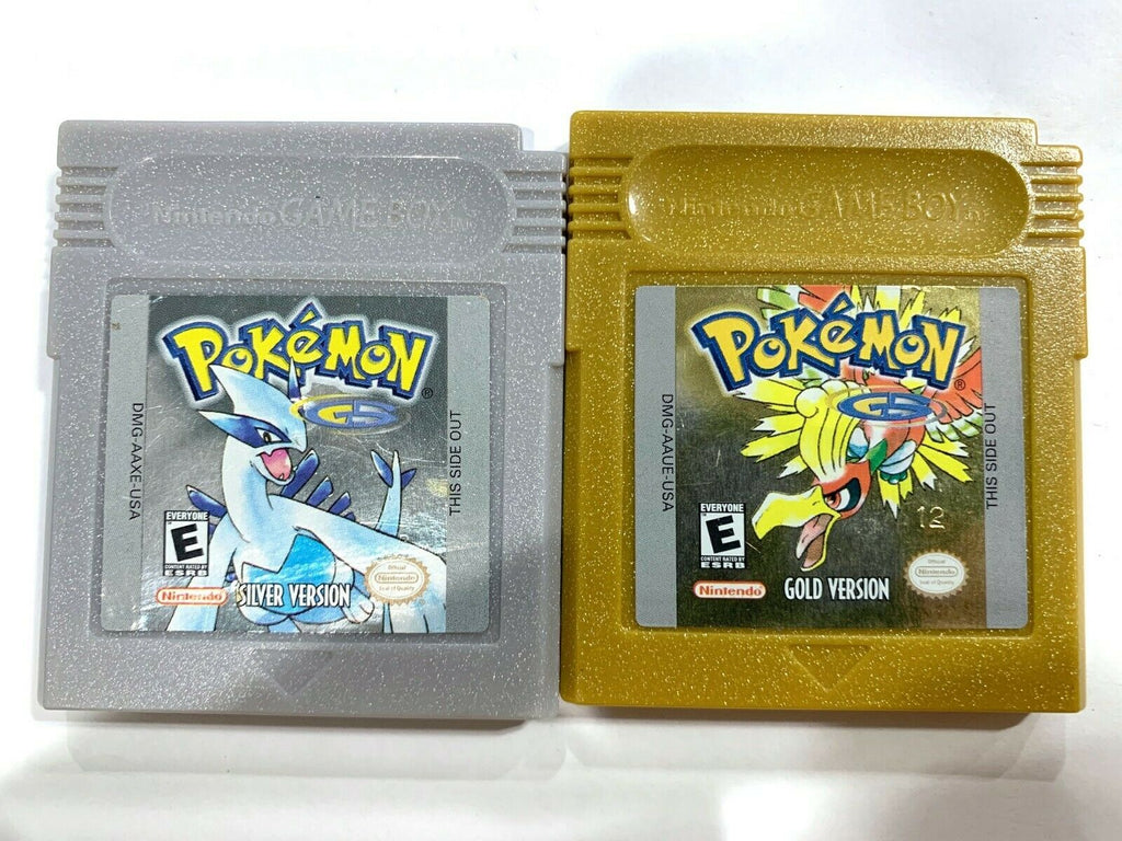 Pokemon: Gold & Silver Version NINTENDO GAMEBOY Color w/ New Save Battery!