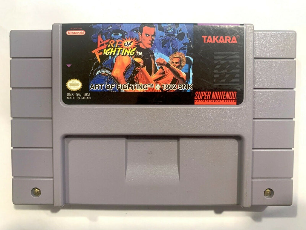 Art of Fighting Super Nintendo SNES Game - Tested & Working + Authentic!