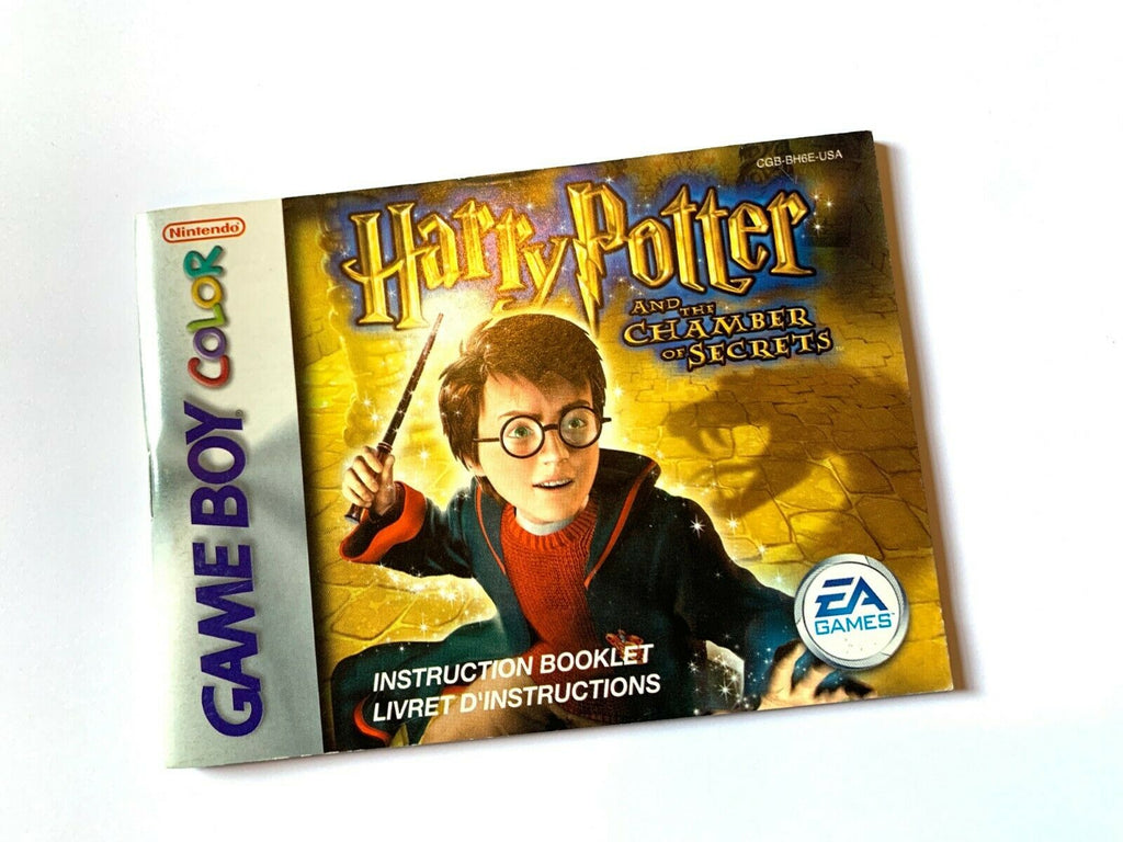 Harry Potter and the Chamber of Secrets - Nintendo Game Boy Color - Manual Only!