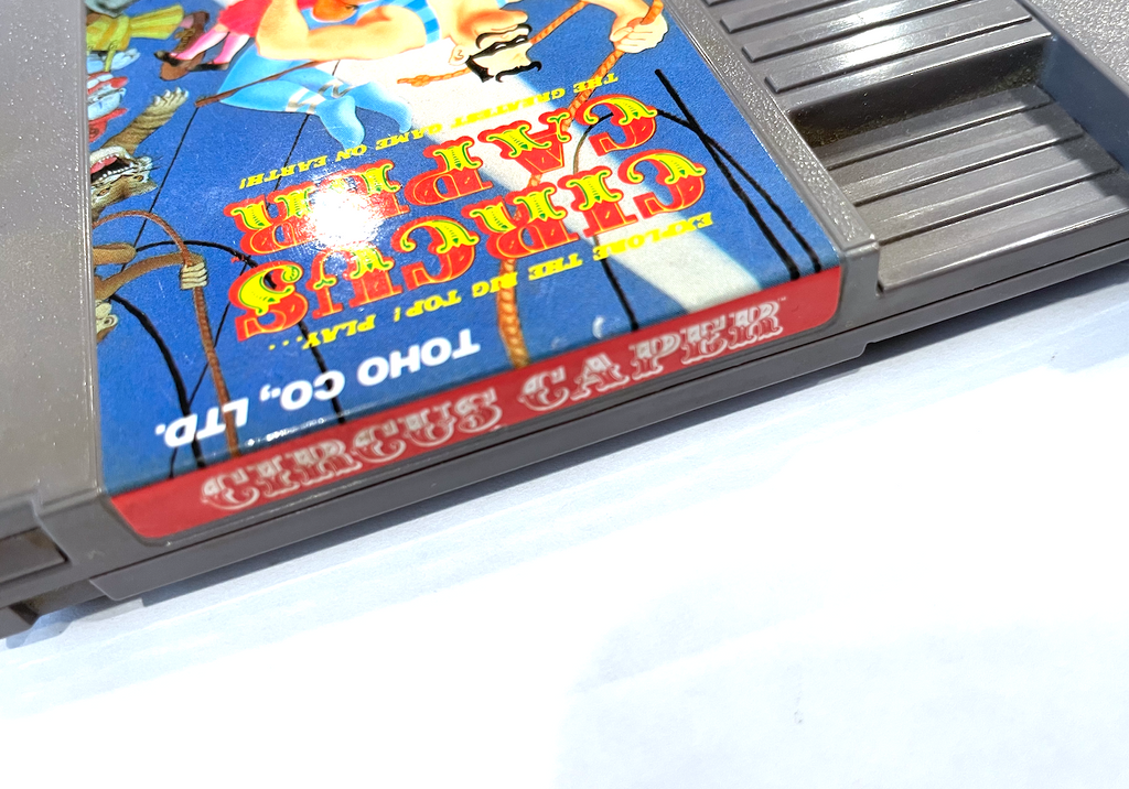 RARE! Circus Caper ORIGINAL NINTENDO NES GAME w/ Instruction Manual ++ TESTED ++