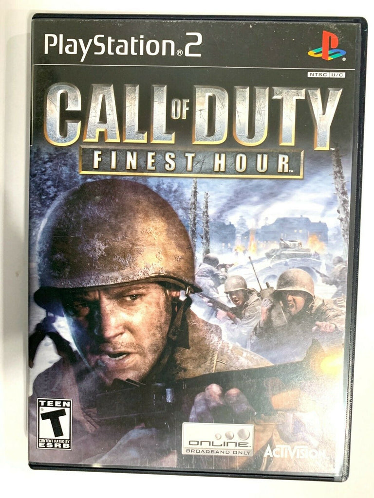 Call of Duty Finest Hour Sony Playstation 2 PS2 Game