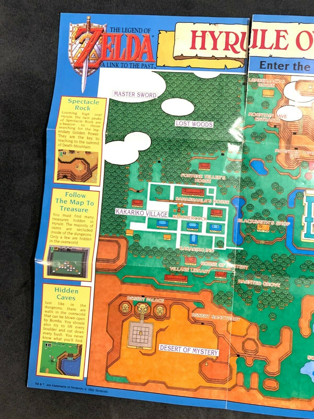The Legend of Zelda: A Link to the Past US Poster Map : Free Download,  Borrow, and Streaming : Internet Archive