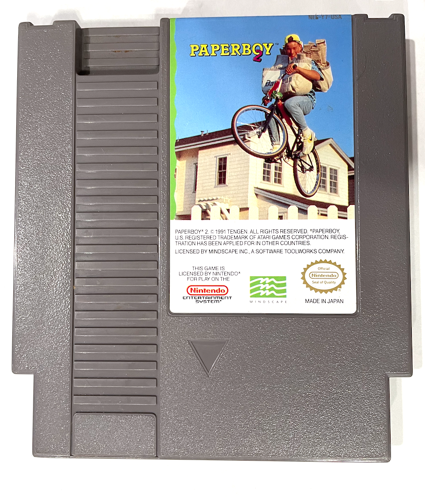 Paperboy 2 ORIGINAL NINTENDO NES GAME Tested + Working ++ AUTHENTIC! VG!