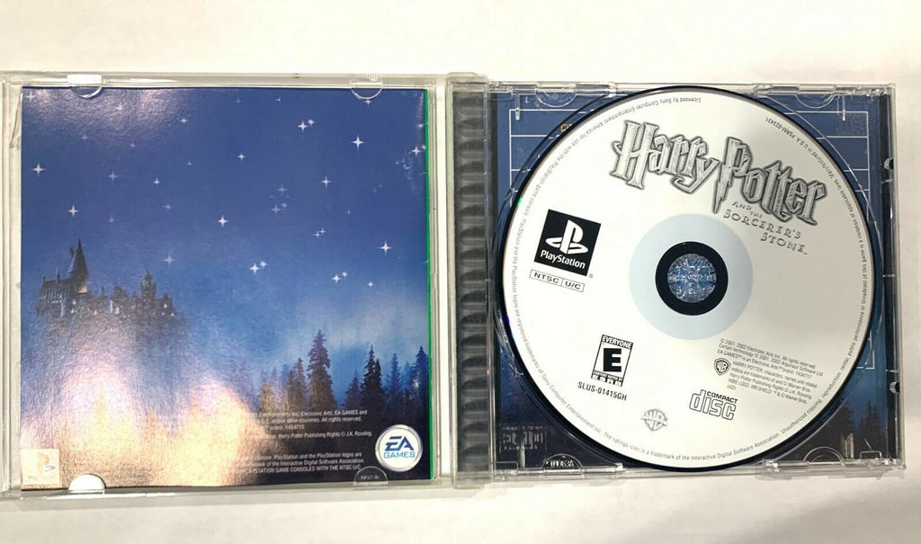 Harry Potter and the Sorcerer's Stone PS1 Game COMPLETE CIB Tested WORKING