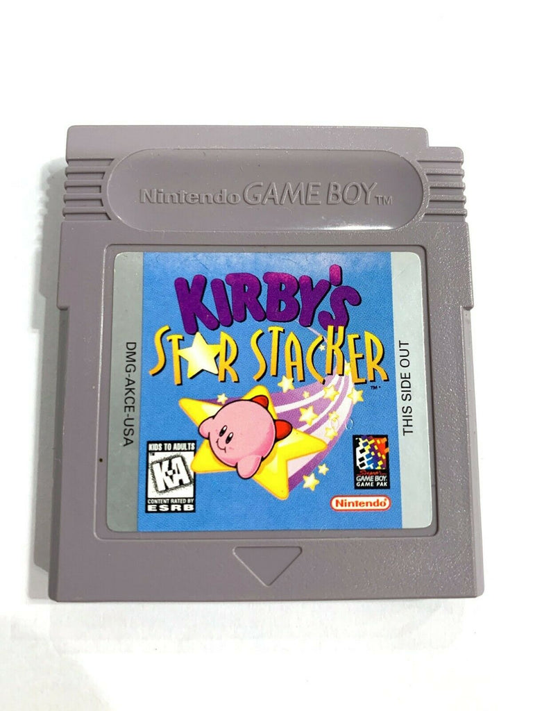 Kirby's Star Stacker ORIGINAL NINTENDO GAMEBOY Tested + Working & Authentic!