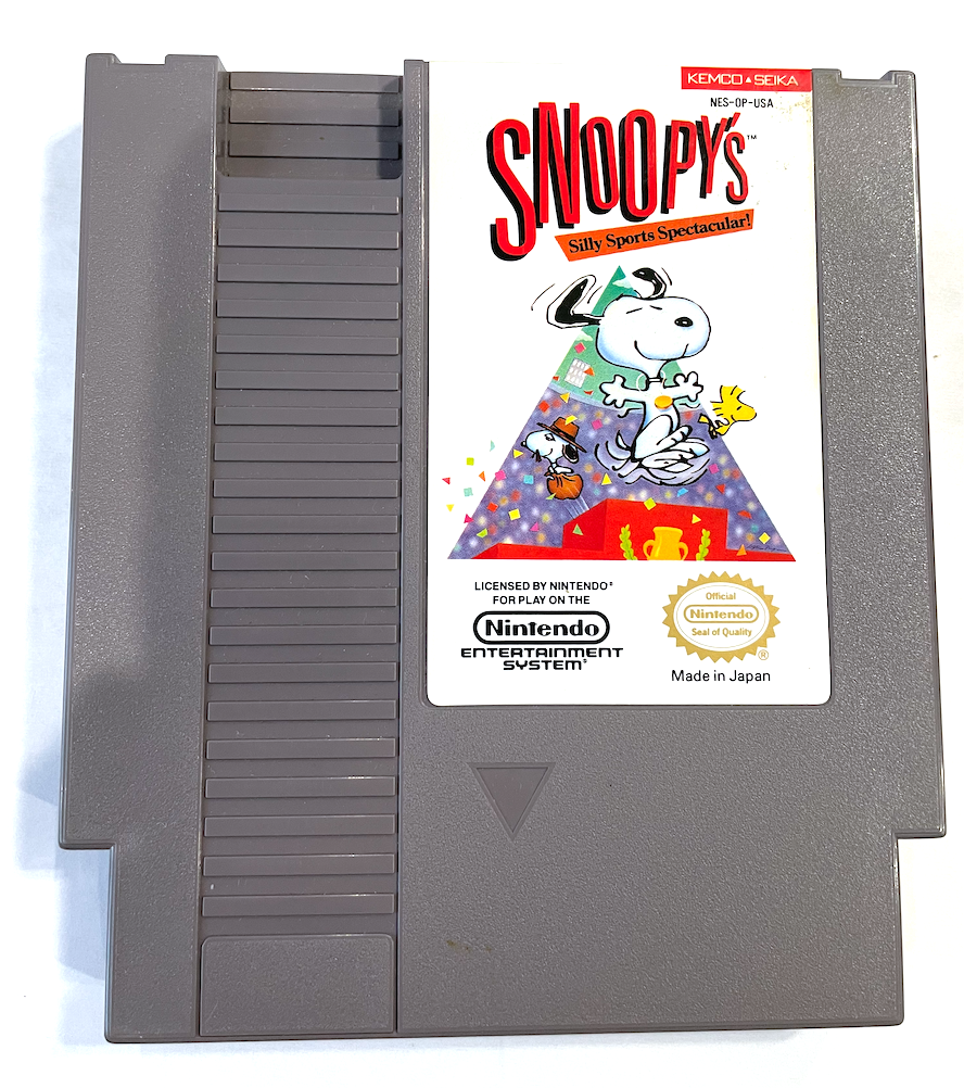 Snoopy's Silly Sports Spectacular ORIGINAL NINTENDO NES GAME w/ Manual + TESTED!