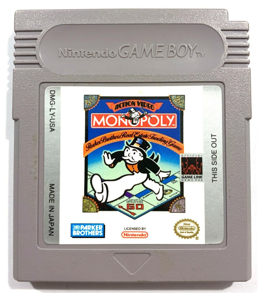 Monopoly Original Nintendo Gameboy Game - Tested - Working & Authentic!