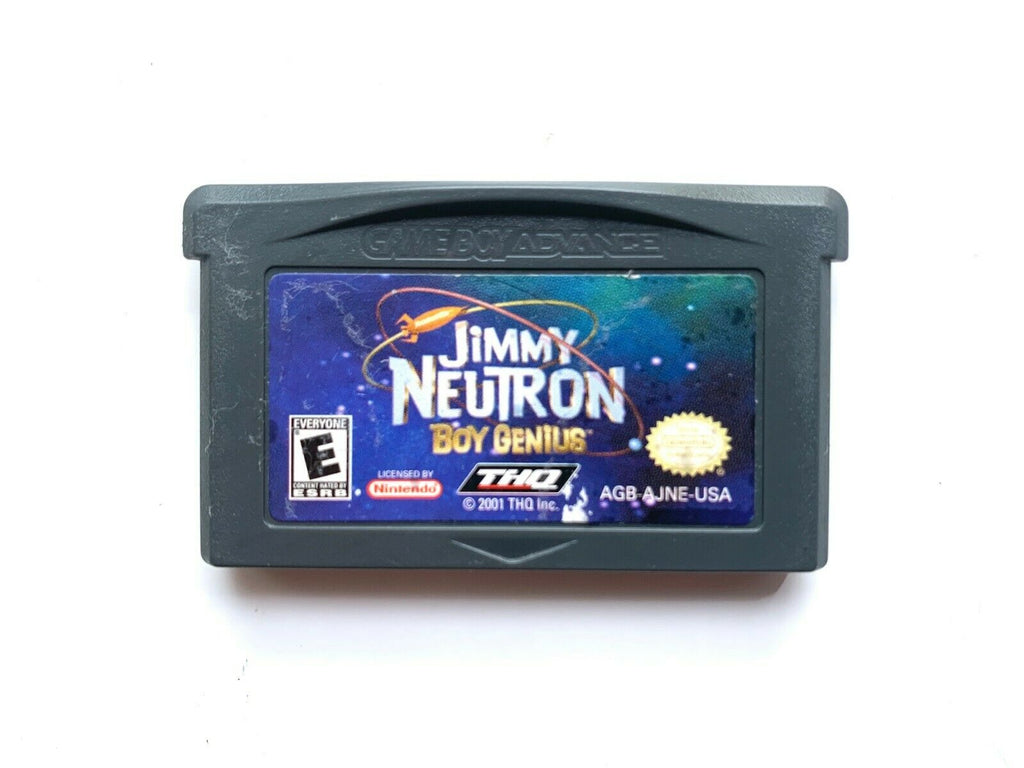 Jimmy Neutron Boy Genius GBA For GBA Gameboy Advance Game TESTED Working