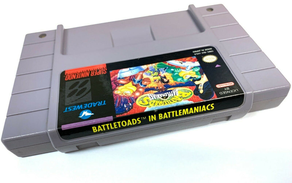 Battletoads in Battlemaniacs SUPER NINTENDO SNES GAME Tested Working & AUTHENTIC