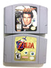 The Legend of Zelda Ocarina of Time & James Bond Goldeneye 007 Nintendo 64 Games