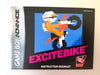 Excitebike Authentic Nintendo Game Boy Advance GBA Original Instruction Manual