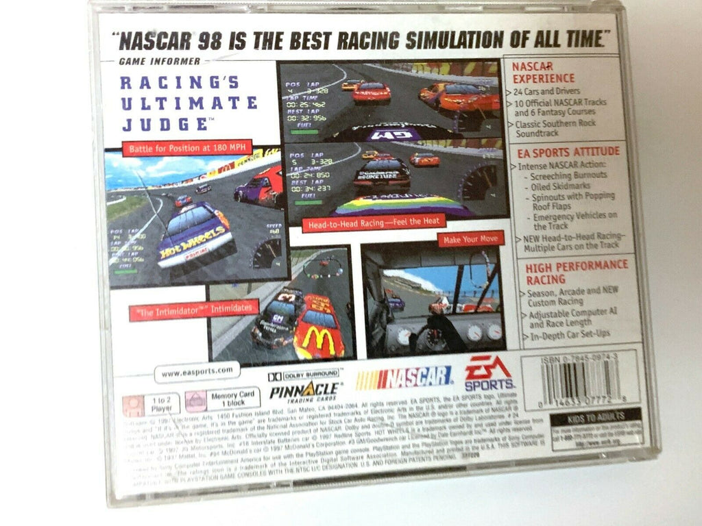 Nascar 99 - PS1 PS2 Complete Playstation Game
