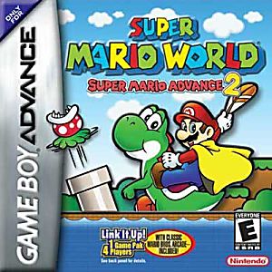 Super Mario World Mario Advance 2 Nintendo Gameboy Advance GBA Game