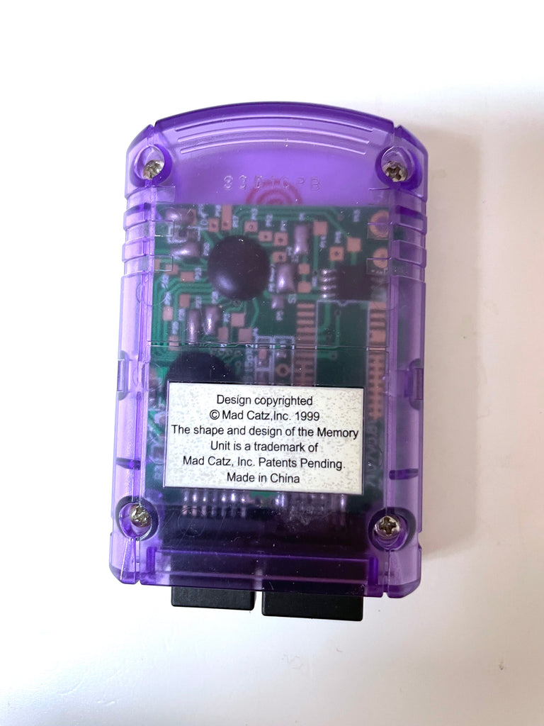 Mad Catz Purple Sega Dreamcast Memory Card
