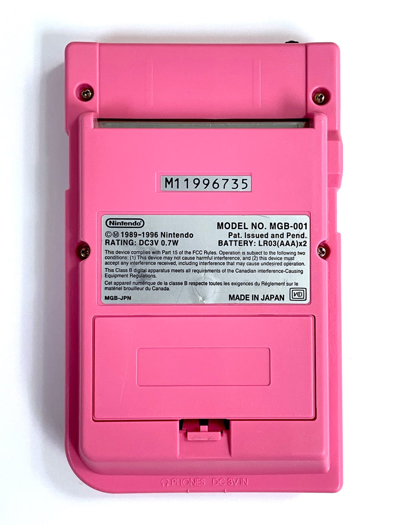 Nintendo Gameboy Pocket Handheld System - Pink