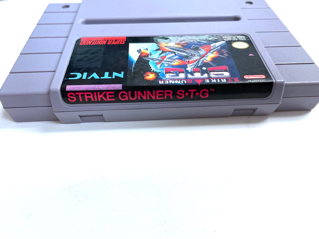 Strike Gunner S T G Super Nintendo SNES Game