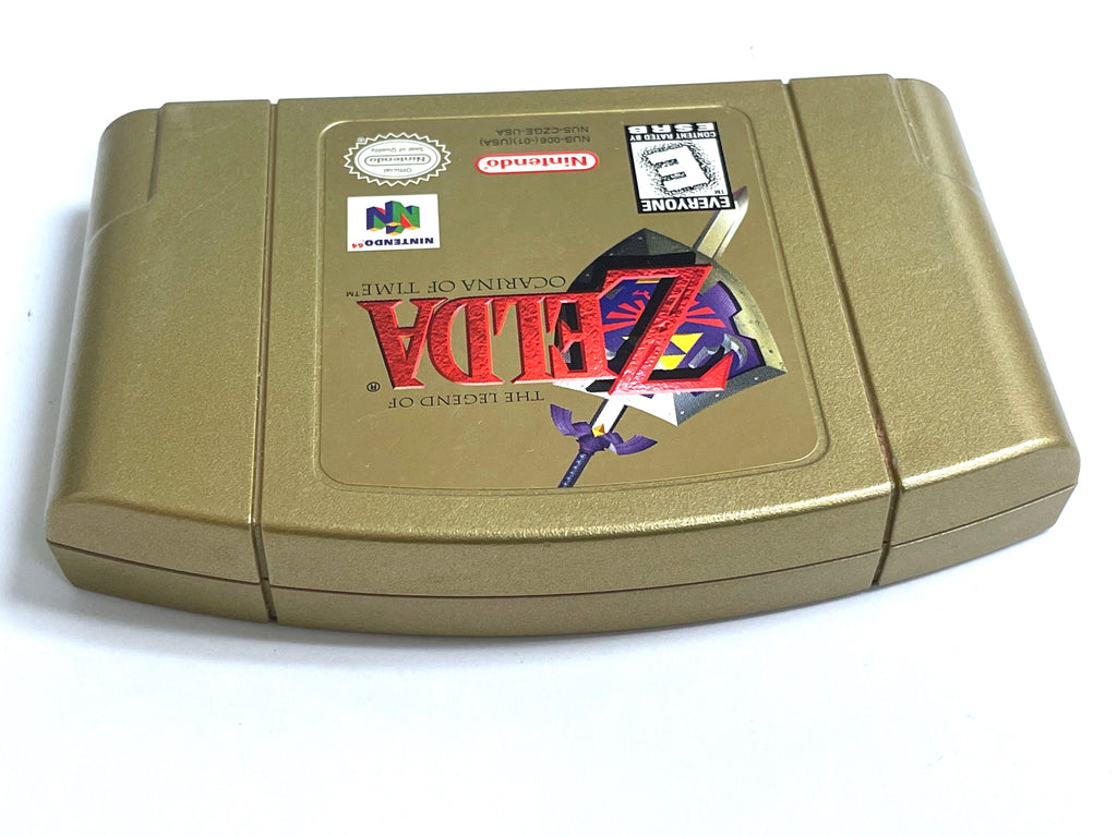 The Legend of Zelda Ocarina of Time Nintendo 64 (Gold Collectors Cartr –  The Game Island