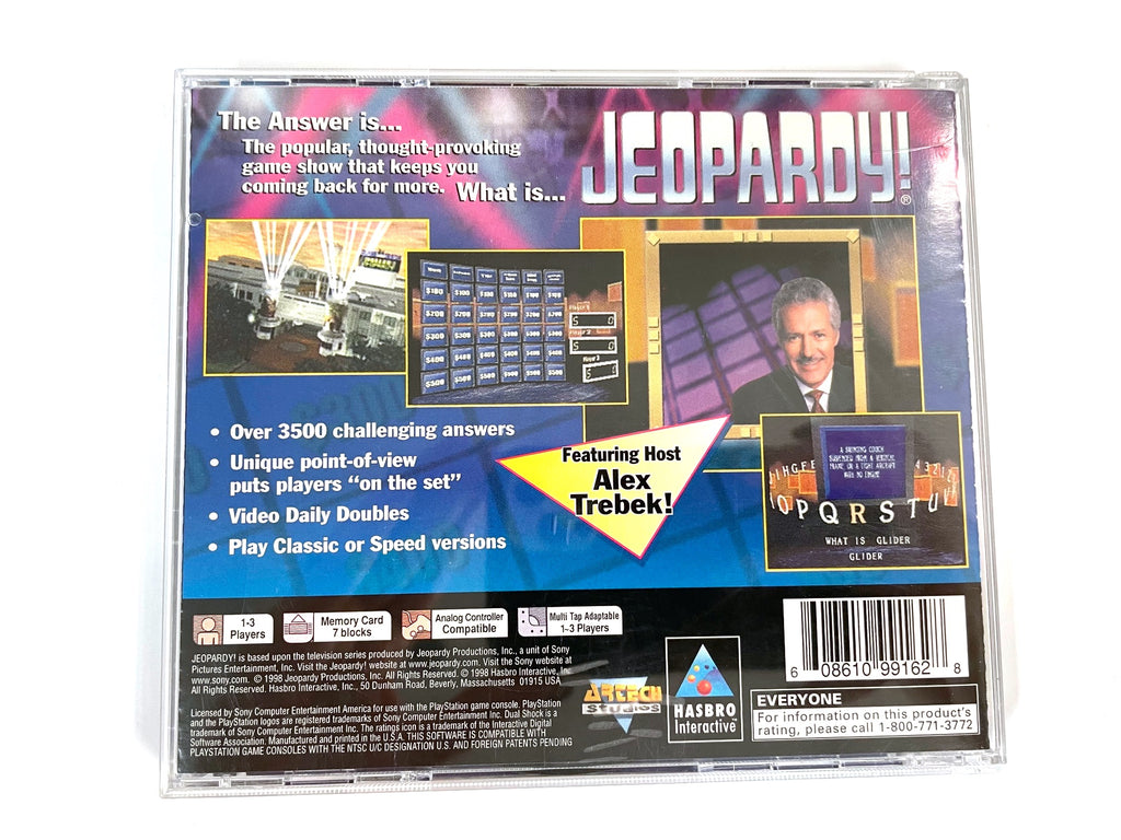 Jeopardy Sony Playstation 1 PS1 Game