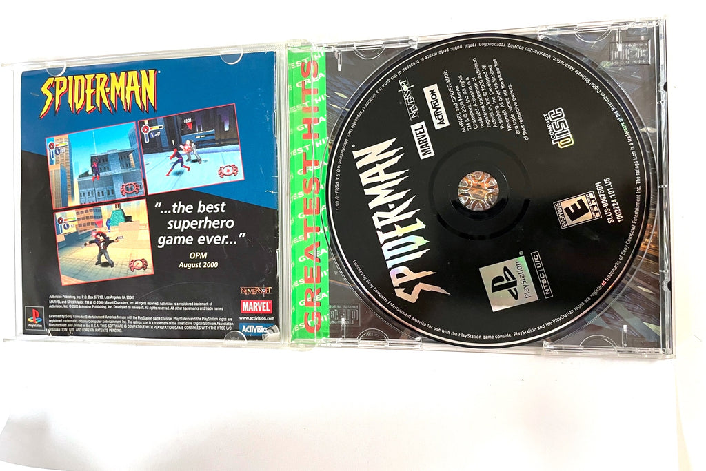 SpiderMan Sony Playstation 1 PS1 Game