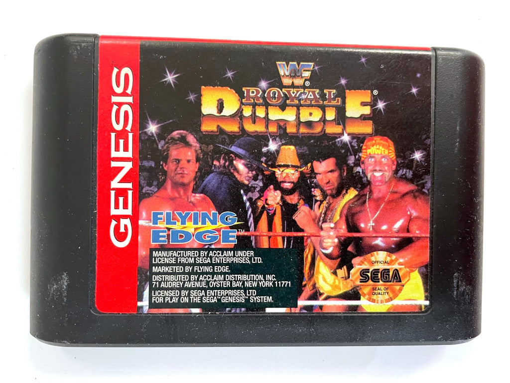 WWF Royal Rumble Sega Genesis Game