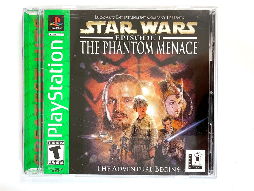 Star Wars Phantom Menace Sony Playstation 1 PS1 Game