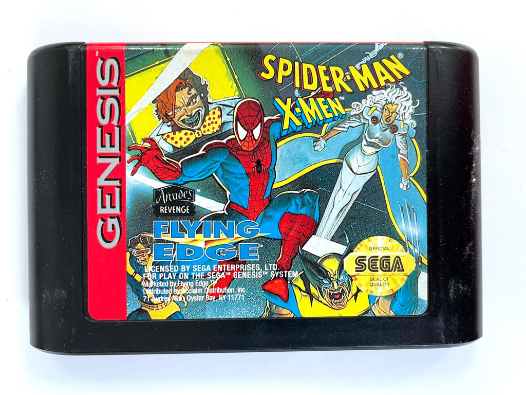 Spider-Man and X-Men Arcade's Revenge Sega Genesis Game