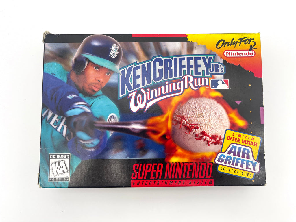 Ken Griffey Jr.'s Winning Run Super Nintendo SNES Game (Boxed)