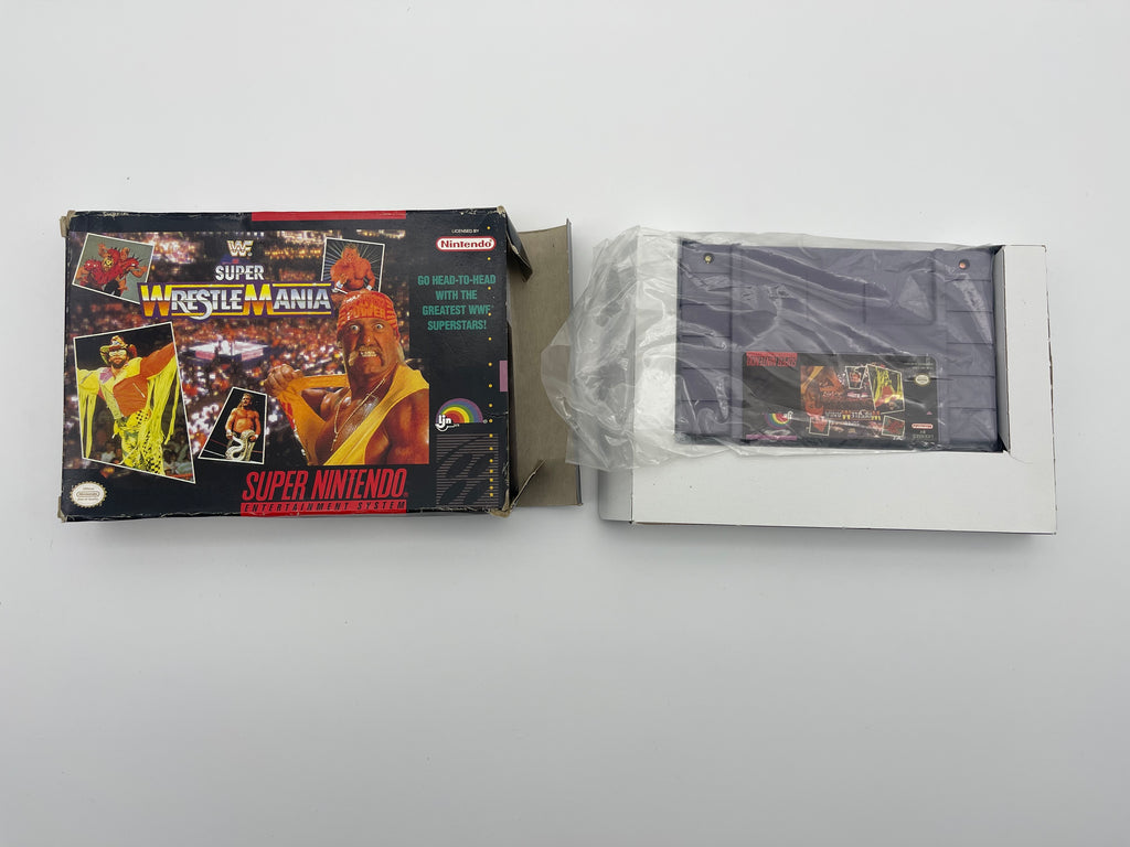 WWF Super Wrestlemania  Super Nintendo SNES Game (Boxed Complete)
