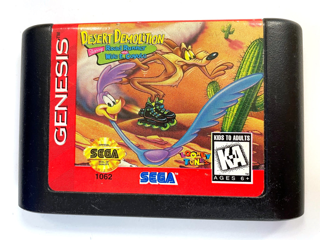 Road Runner's Desert Demolition Sega Genesis Game
