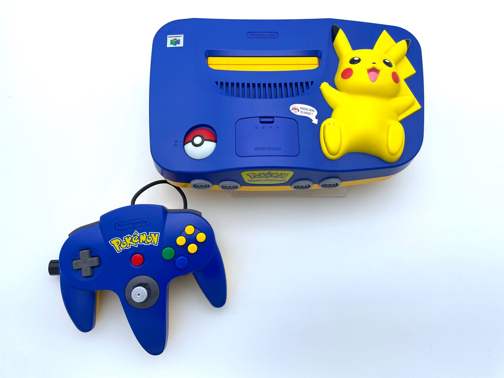 Pikachu Nintendo 64 N64 Limited Edition Pokemon Edition Console