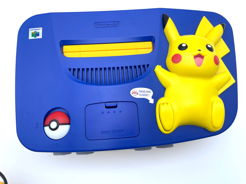 Pikachu Nintendo 64 N64 Limited Edition Pokemon Edition Console – The Game  Island