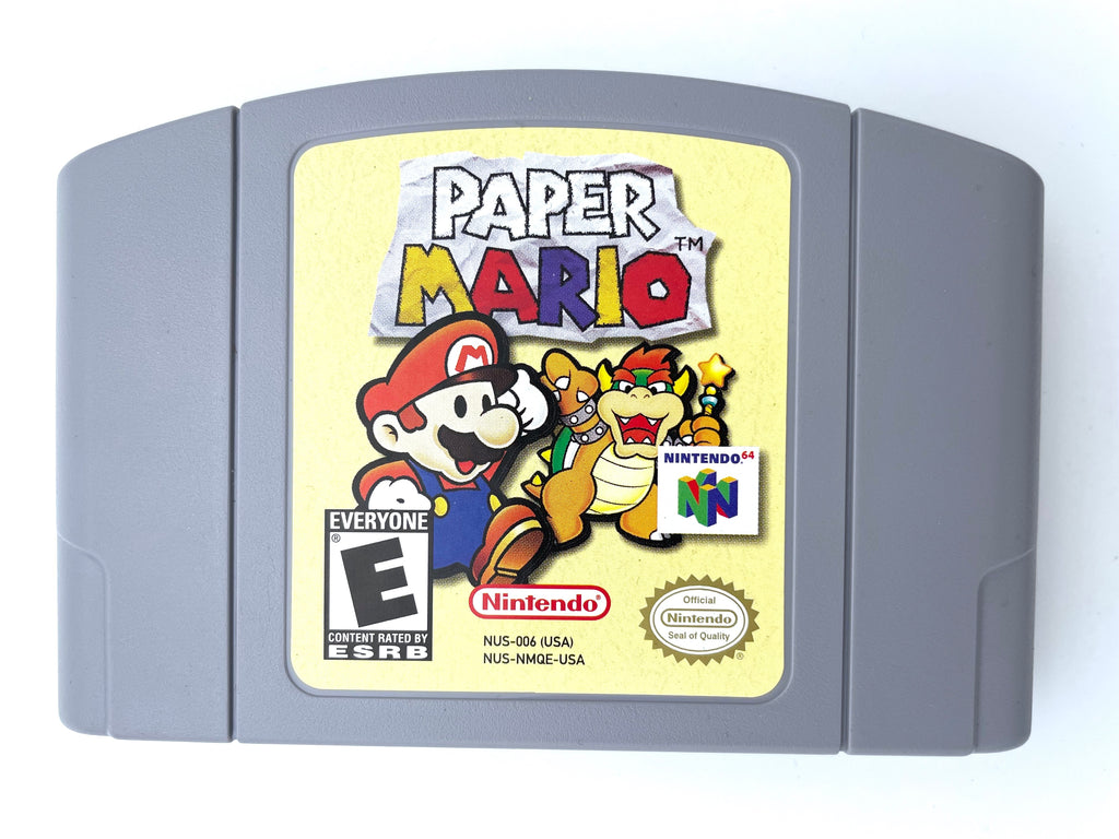 Paper Mario Authentic Nintendo 64 N64 Game