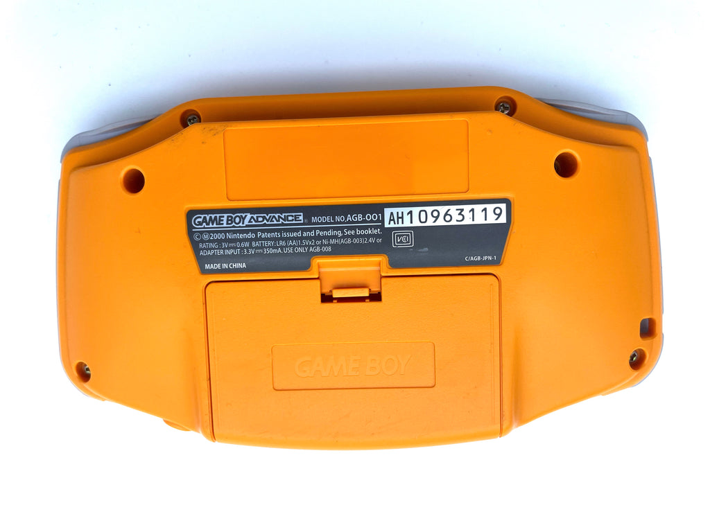 RARE! Spice Orange Nintendo Gameboy Advance Handheld System