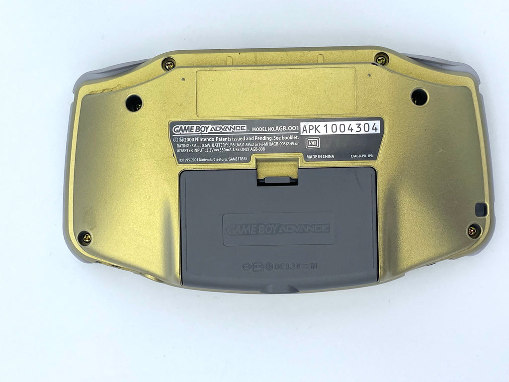 RARE! Gold Pokemon Center Nintendo Gameboy Advance Handheld System (w/ Backlit Screen)