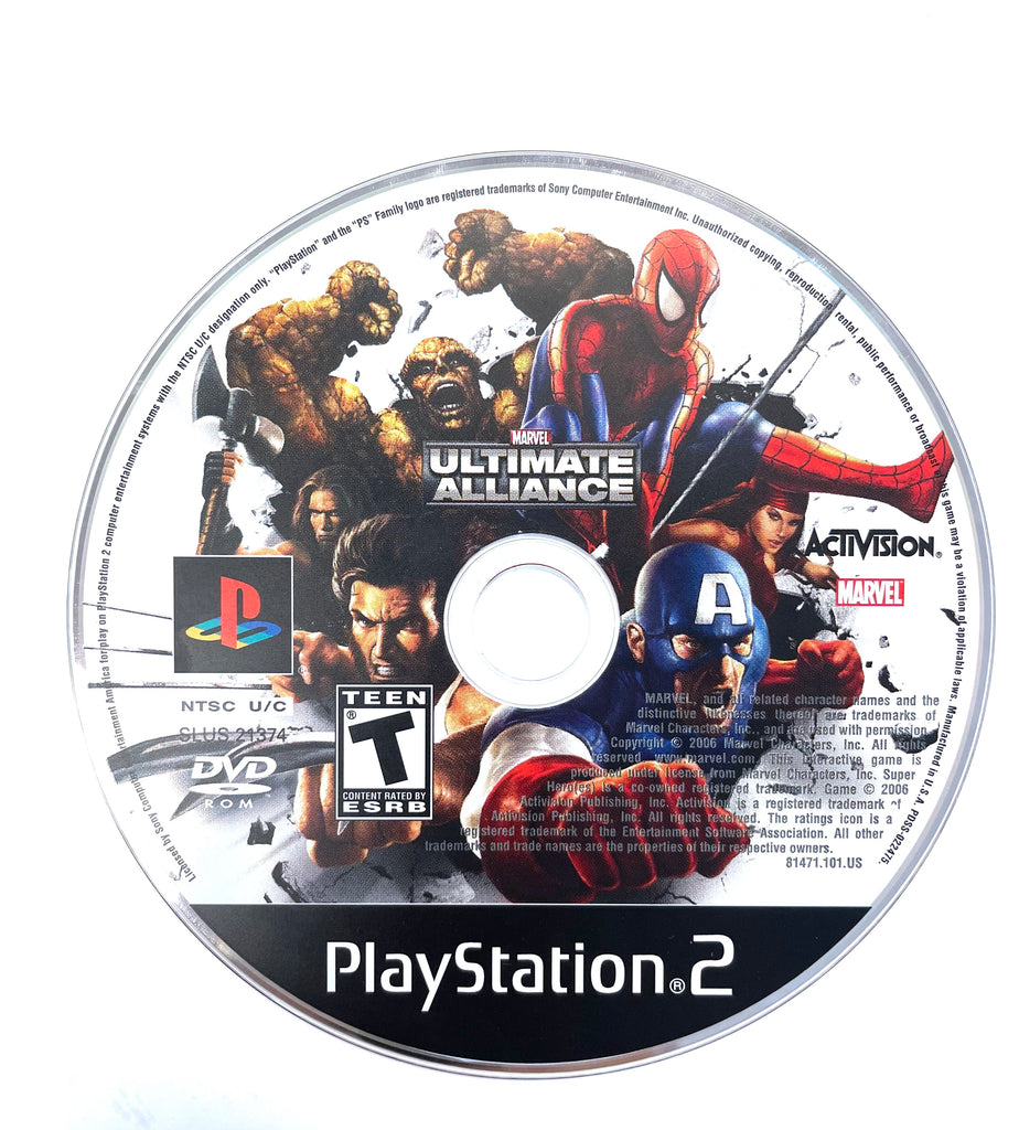 Marvel Ultimate Alliance Sony Playstation 2 PS2 Game