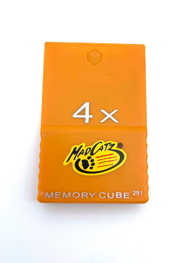 Mad Catz 4x Nintendo Gamecube 251 Blocks Memory Card