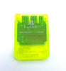 Clear Yellow Sony Playstation 1 PS1 Memory Card