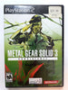 Metal Gear Solid Subsistence Sony Playstation 2 PS2 Game